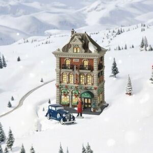 NIB Department 56 Christmas In The City The Prescott Hotel Figurine Xmas Holiday